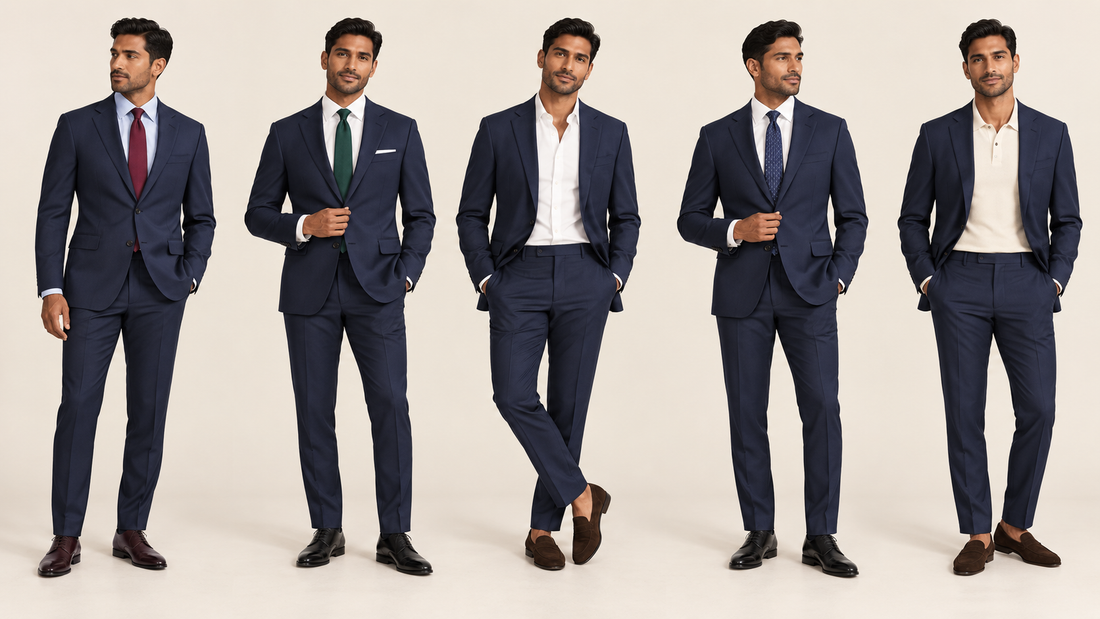 One Navy Suit, Five Ways to Wear It: Work, Weddings, Date Night, and More
