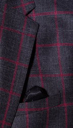 The Windsor Check Mens 2 Button Slim Fit Suit