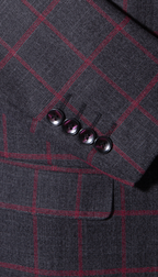 The Windsor Check Mens 2 Button Slim Fit Suit