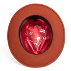 Crushable 100% Australian Wool Rust Fedora Hat