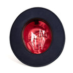 Navy Blue Crushable Wool Felt Fedora Hat for Men – 100% Australian Wool