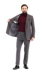 Newbury Peak Lapel Double Breasted Slim Fit Suit