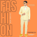 Men's Yellow Double Breasted Slim Fit Seersucker Suit