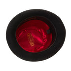 Premium Wool Black and White Derby Bowler Hat