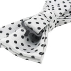 Turner White and Black Polkadot Bow Tie