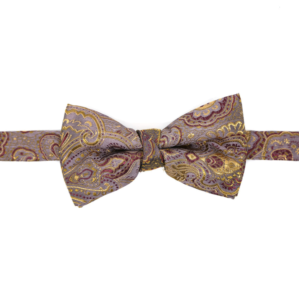 Luxury Paisley Tapestry Lavender Bow Tie