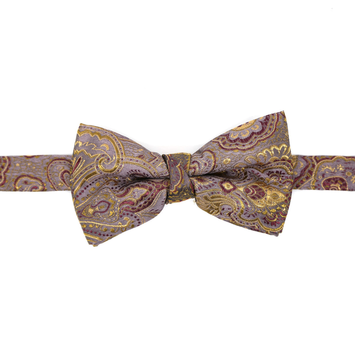 Luxury Paisley Tapestry Lavender Bow Tie
