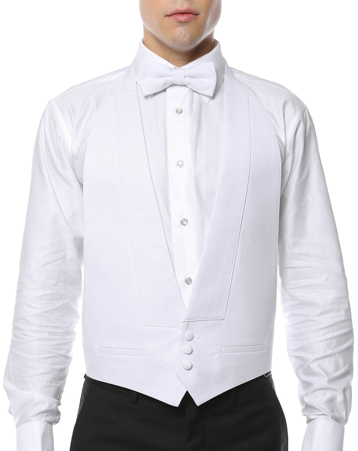 Ferrecci Dart Universal Fit PK Tuxedo Cotton Vest S-6XL