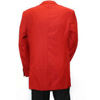 Red Gold Button Regular Fit Blazer