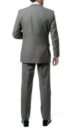 Premium FNL22R Mens 2 Button Regular Fit Grey Suit