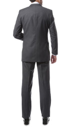 Premium FNL22R Mens 2 Button Regular Fit Heather Grey Suit