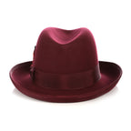 Premium Burgundy Godfather Hat - FHYINC best men's suits, tuxedos, formal men's wear wholesale