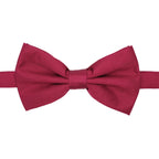 Gia Burgundy Satine Adjustable Bowtie