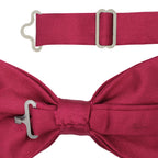 Gia Burgundy Satine Adjustable Bowtie