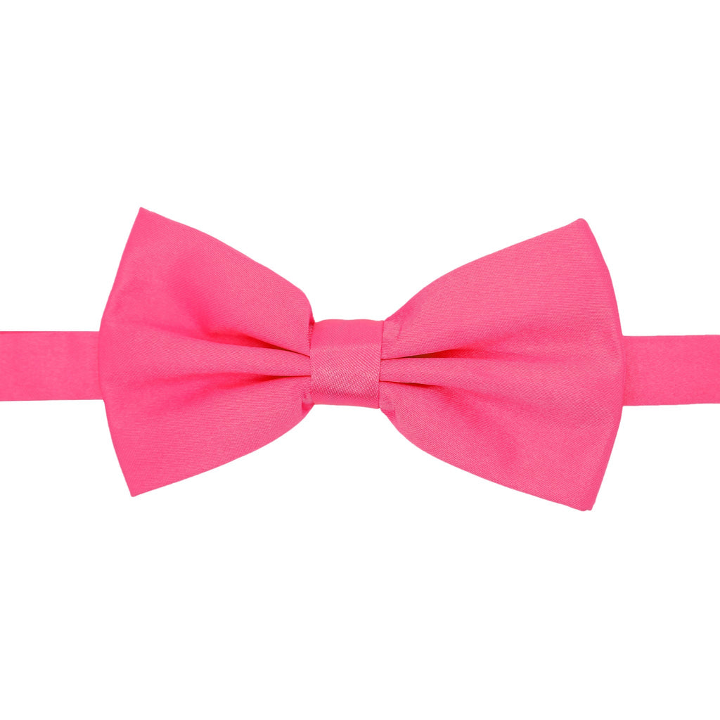 Gia Fuchsia Satine Adjustable Bowtie