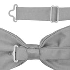 Gia Grey Satine Adjustable Bowtie