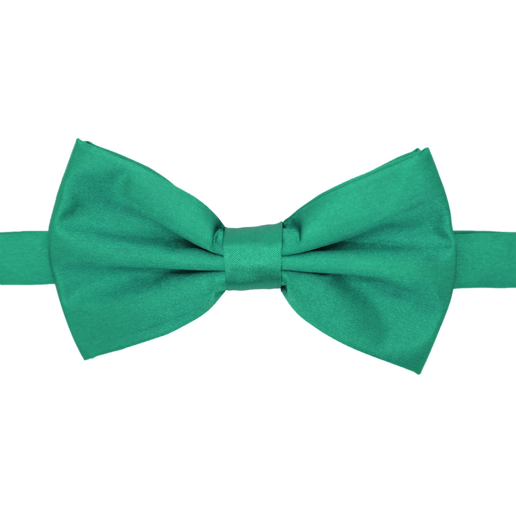 Gia Teal Satine Adjustable Bowtie