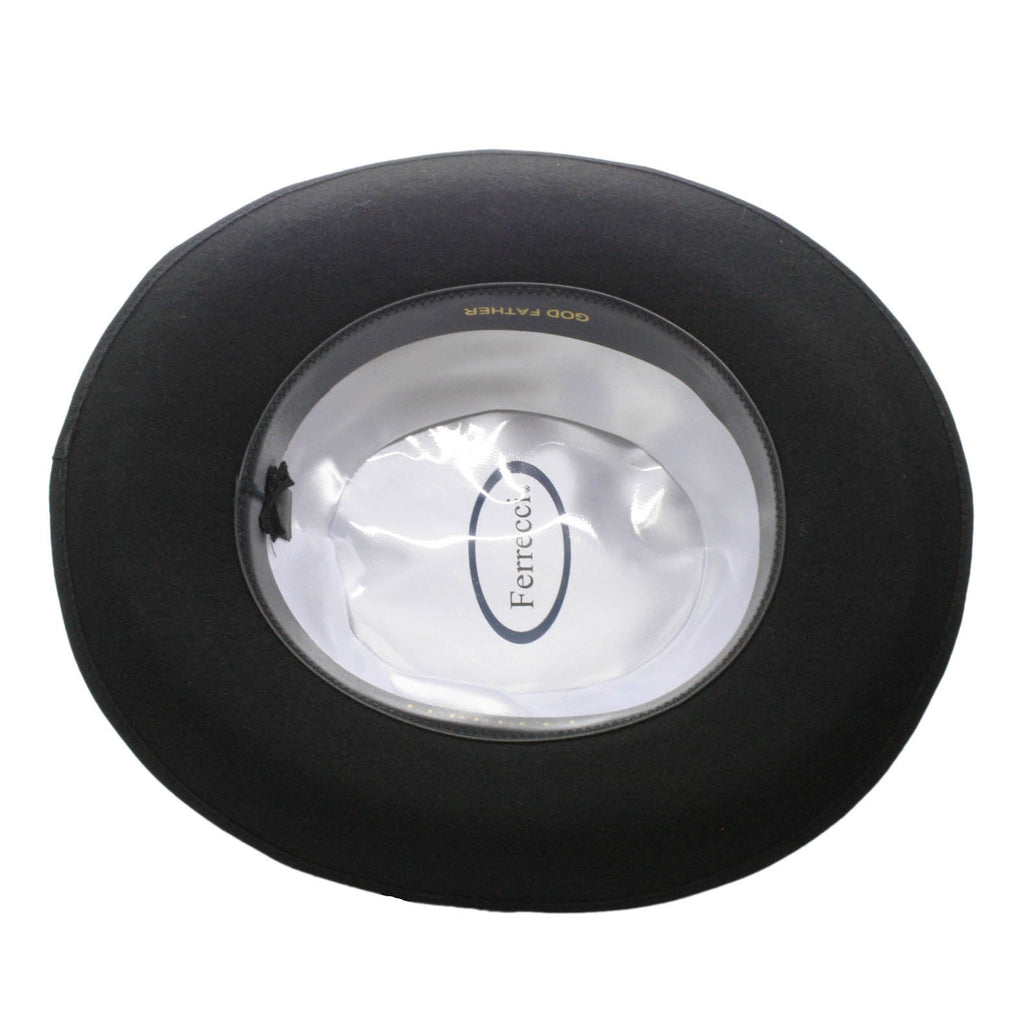 Premium Black Godfather Hat - FHYINC best men's suits, tuxedos, formal men's wear wholesale