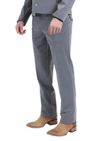Men's Grey Western 2 Piece Suit Set