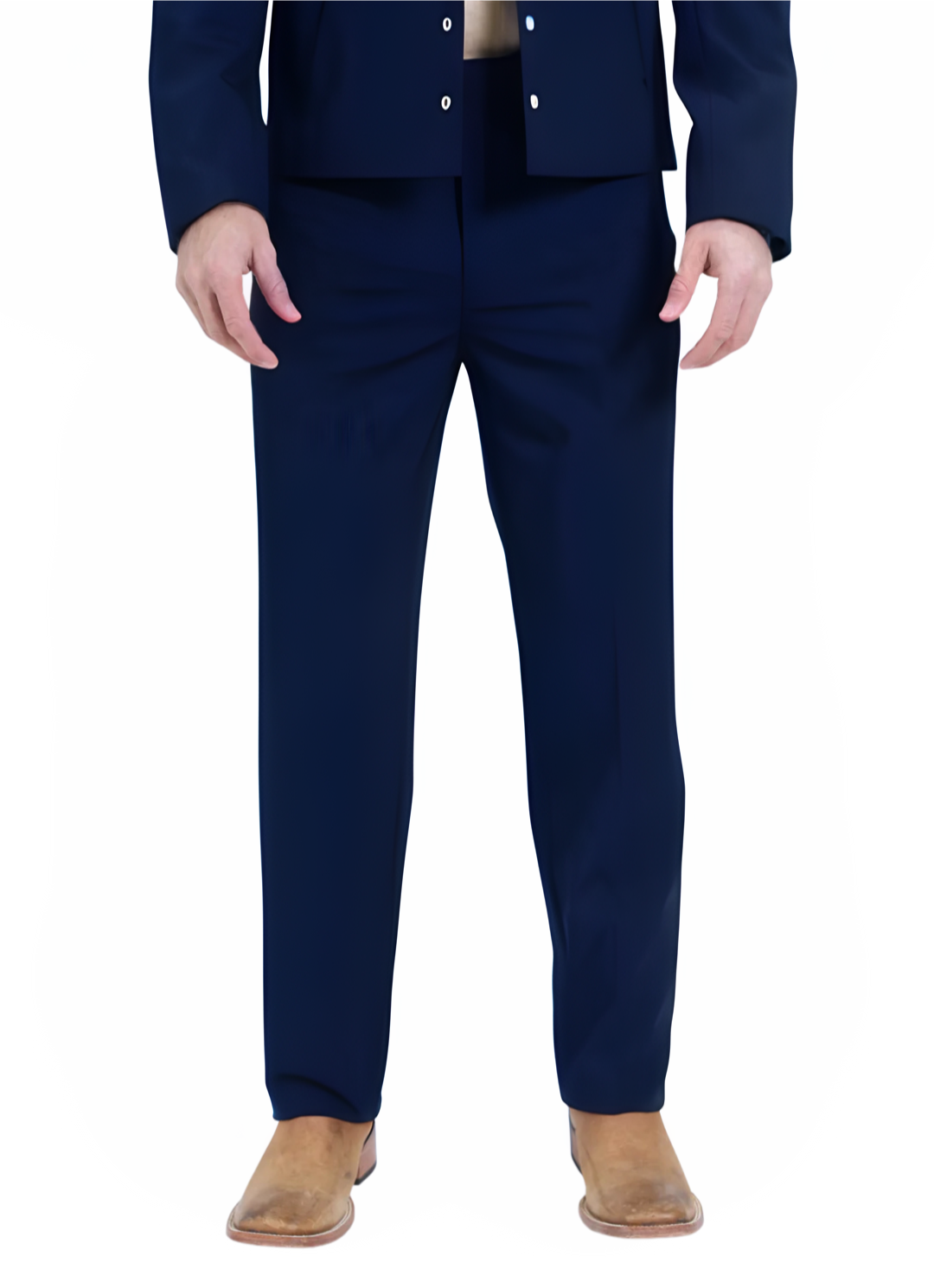 Ferrecci - Men's Navy Western 2 Piece Suit Set