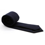 Slim Navy Blue and Burgundy Plaid Neckties & Handkerchief