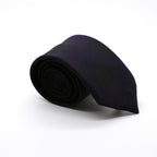 Slim Purple and Black Plaid Neckties & Handkerchief