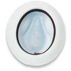 Castor Crushable Straw Hat Fedora in Sky Blue