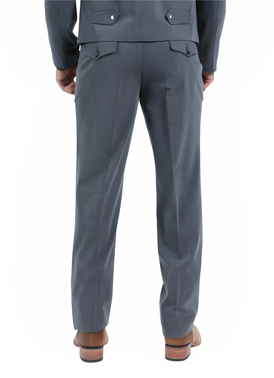 Men's Western Suit 2-Piece Set – Charcoal | Western Yoke | Ferrecci
