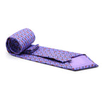 Carriage Driver Purple Necktie with Handkerchief Set