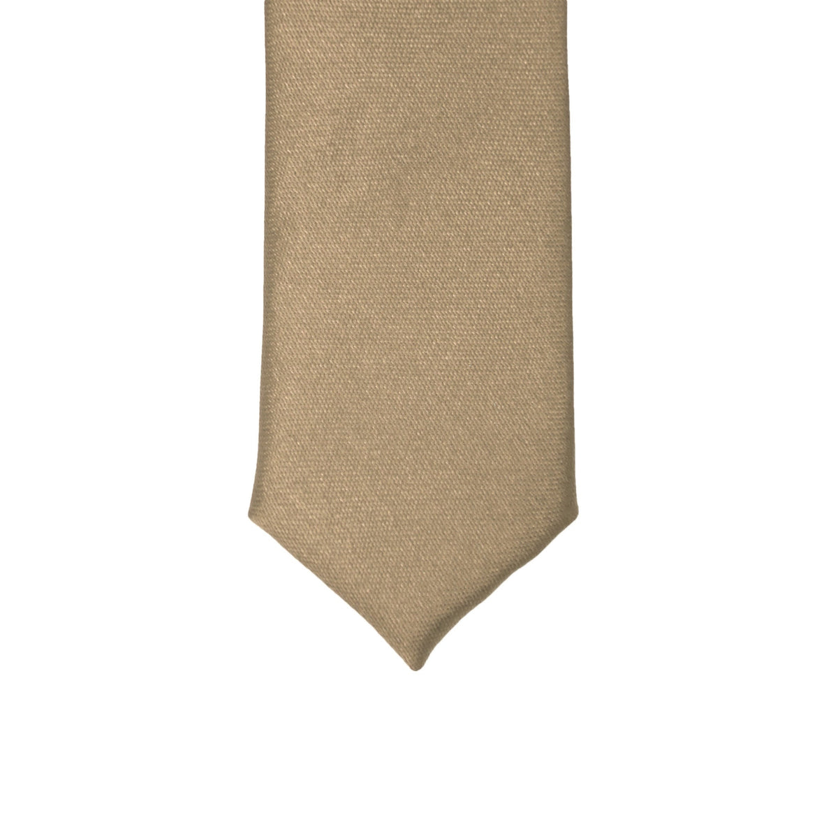 Super Skinny Champagne Shiny Slim Tie