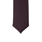 Super Skinny Egg Plant Shiny Slim Tie