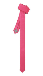 Super Skinny Fuchsia Shiny Slim Tie