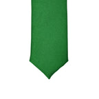 Super Skinny Green Shiny Slim Tie