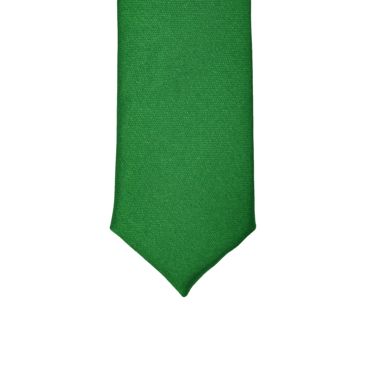 Super Skinny Green Shiny Slim Tie