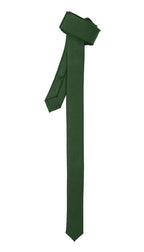 Super Skinny Hunter Green Shiny Slim Tie