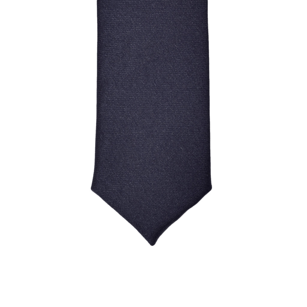 Super Skinny Navy Shiny Slim Tie