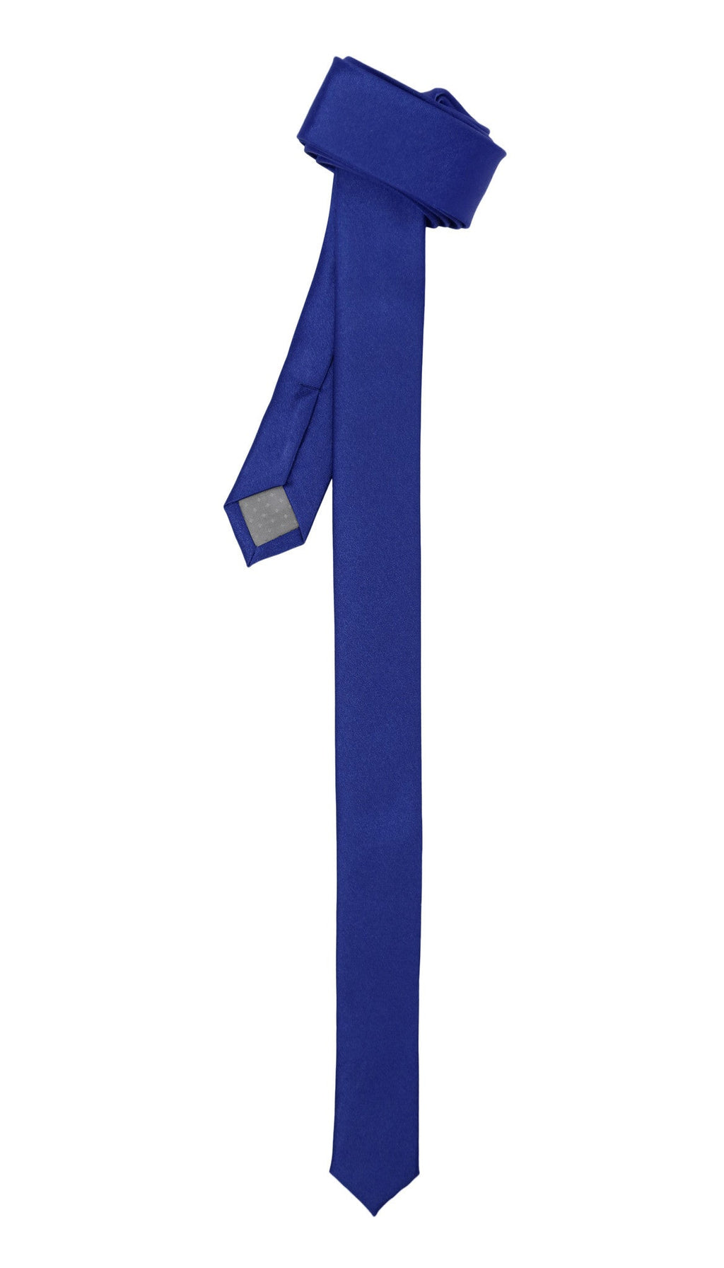 Super Skinny Royal Blue Shiny Slim Tie