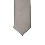 Super Skinny Silver Shiny Slim Tie