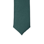 Super Skinny Teal Shiny Slim Tie