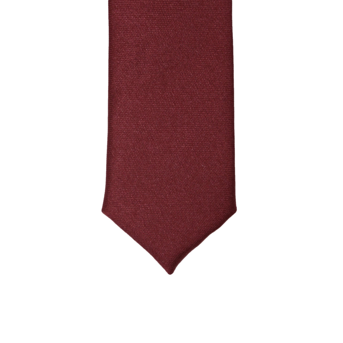 Super Skinny Wine Shiny Slim Tie