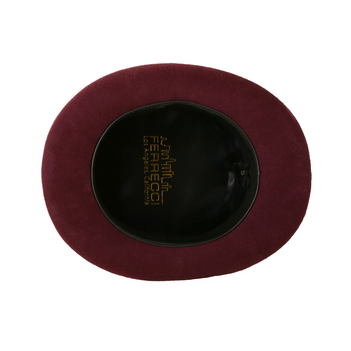 Burgundy Wool Felt Top Hat for Men & Women | Ferrecci