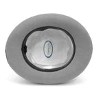 Grey & Black Wool Felt Top Hat for Men & Women | Ferrecci