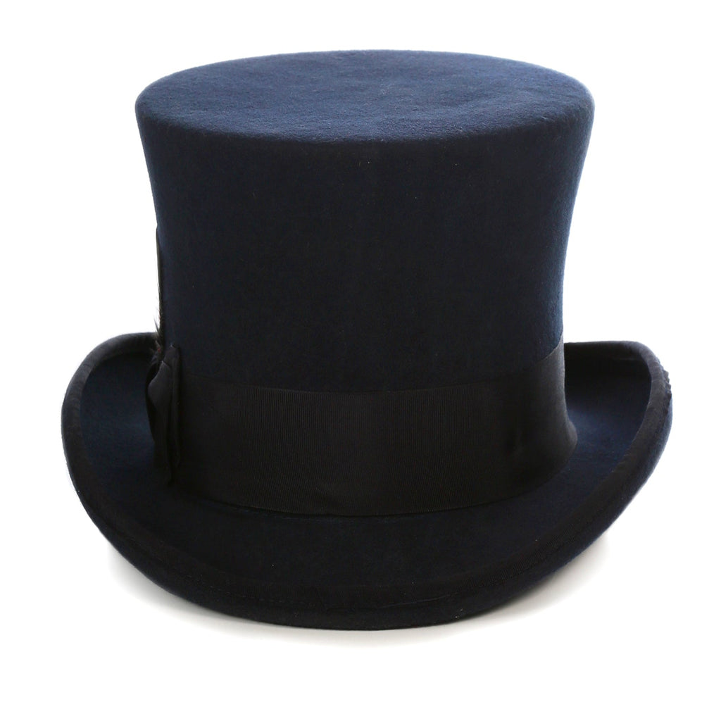 Premium Wool Navy Top Hat - FHYINC best men's suits, tuxedos, formal men's wear wholesale