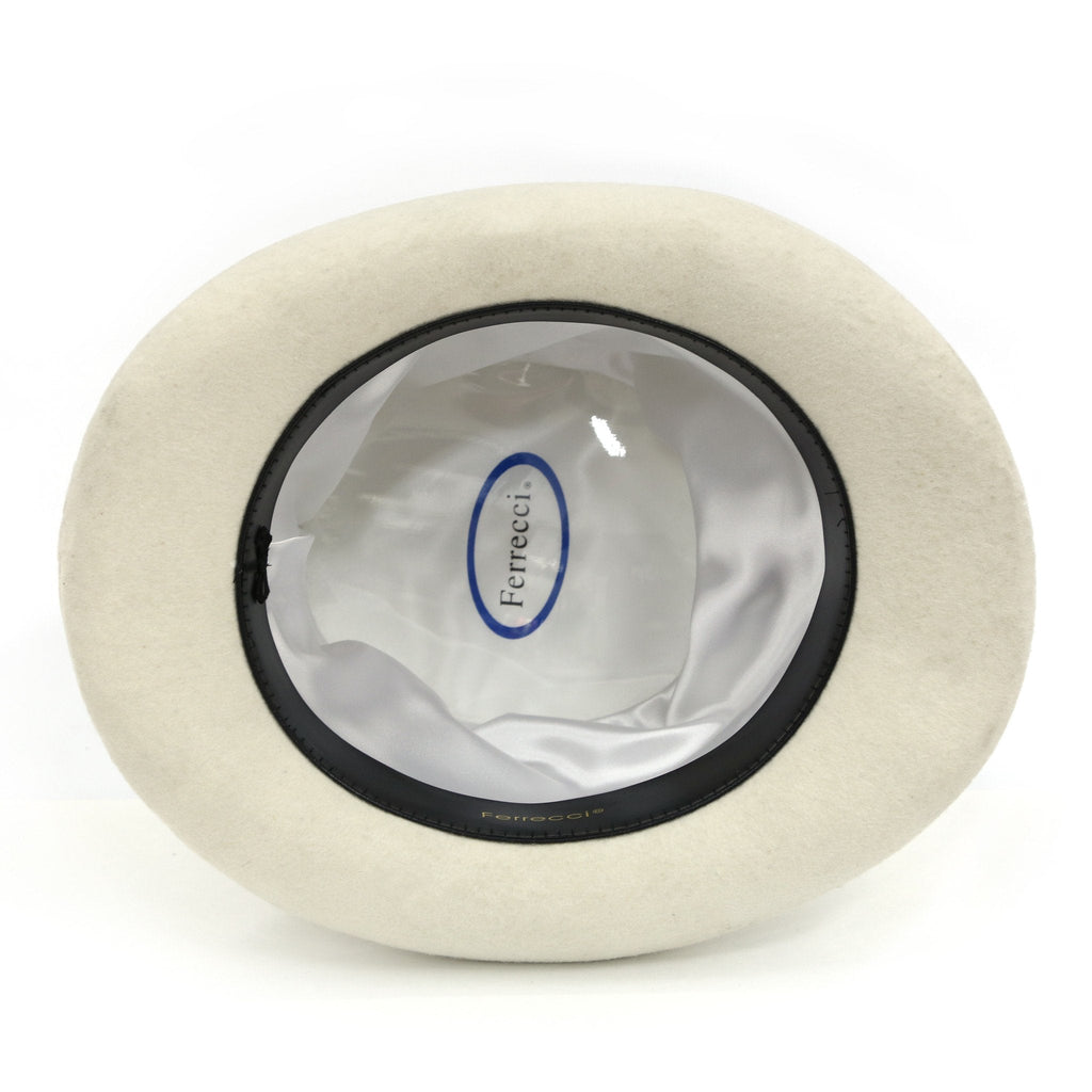 Premium Wool Off White Top Hat - FHYINC best men's suits, tuxedos, formal men's wear wholesale