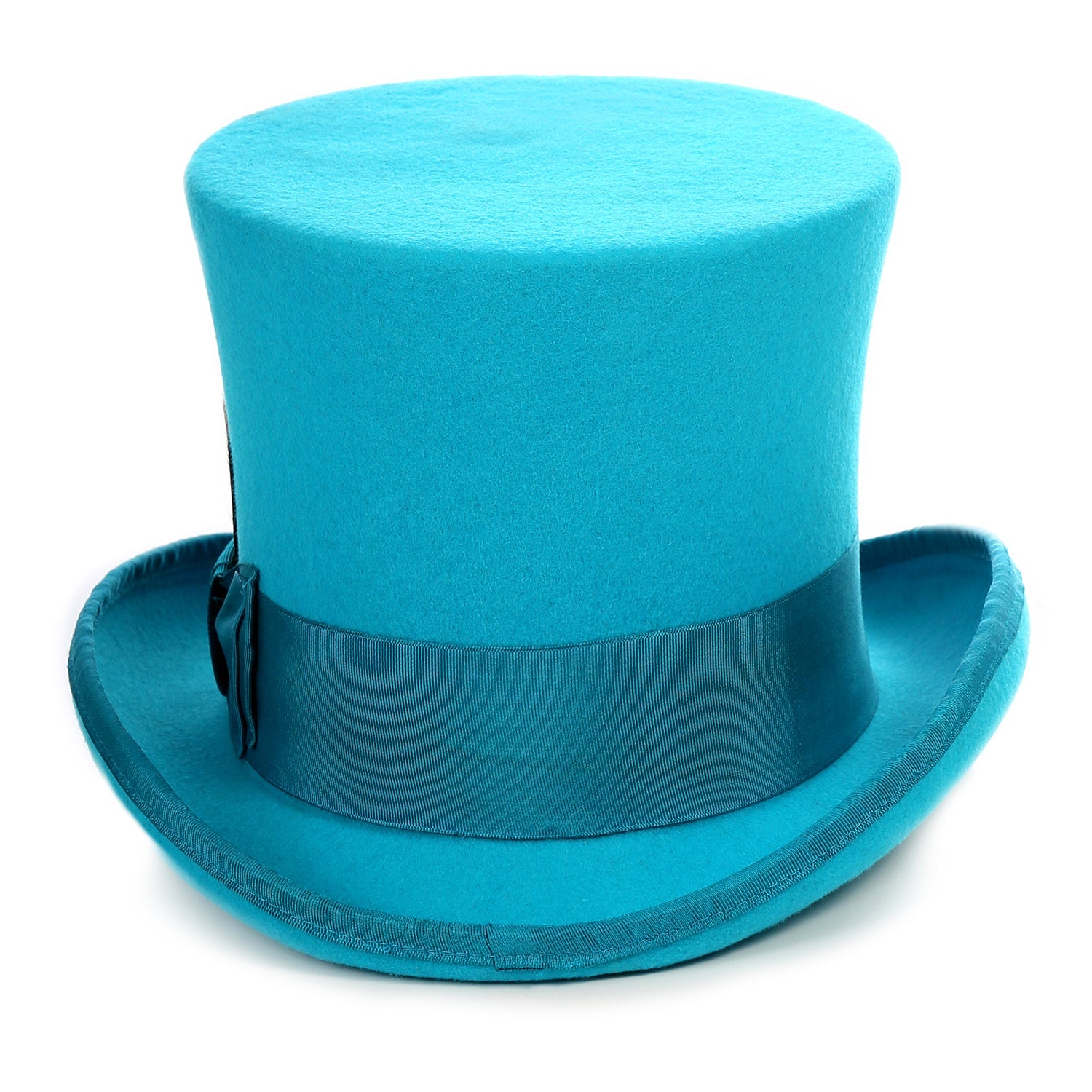 Premium Wool Turquoise Top Hat - FHYINC best men's suits, tuxedos, formal men's wear wholesale