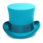 Premium Wool Turquoise Top Hat