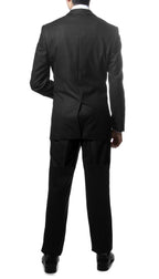 Slim Fit Notch Lapel TX100 Black 2pc Tuxedo
