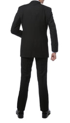 TX2000 2pc Black Slim Fit Notch Lapel Tuxedo