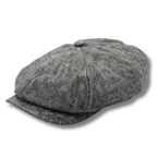 Classic Premium Wool Grey Newsboy Hat