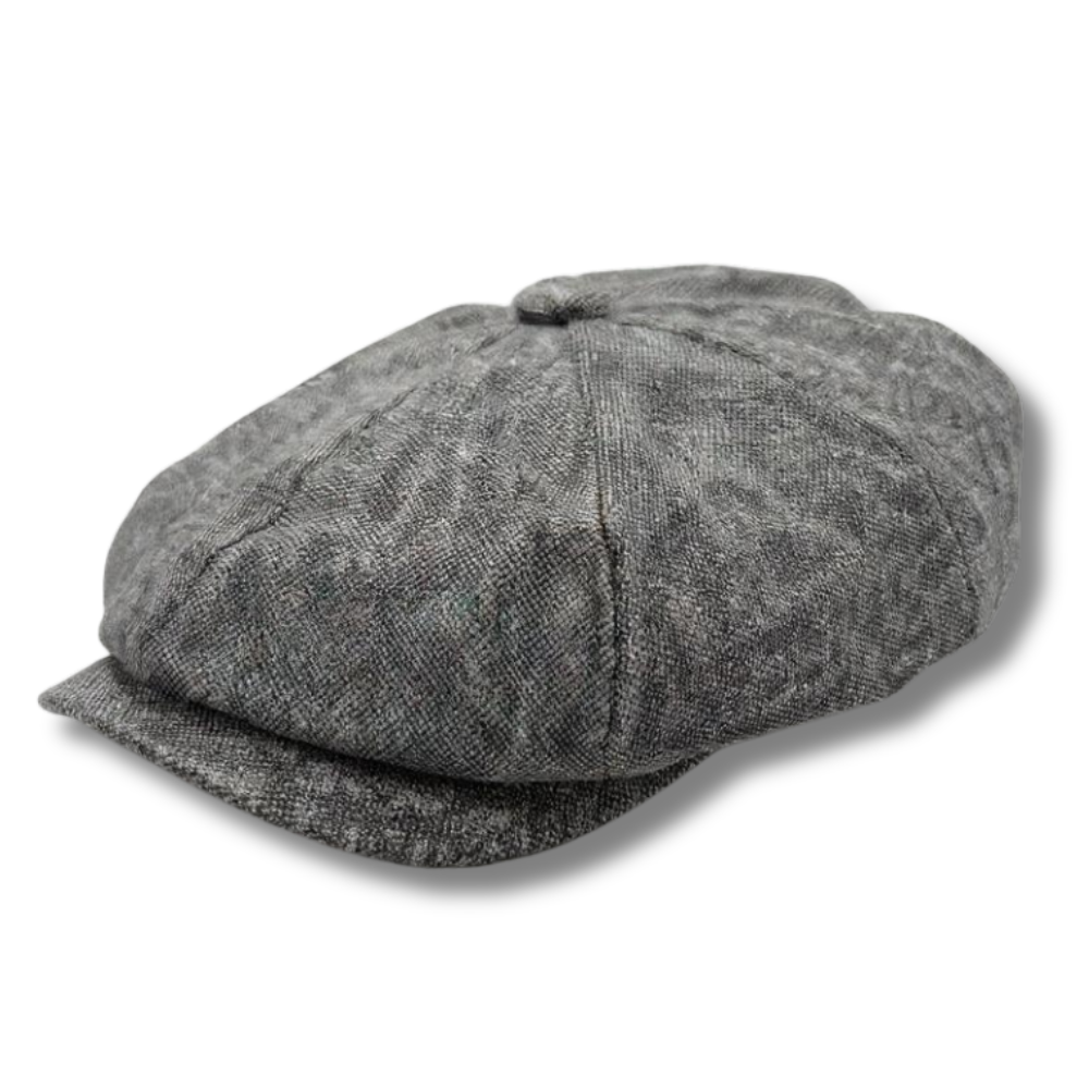 Classic Premium Wool Grey Newsboy Hat